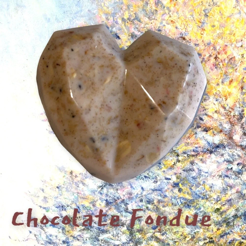 VintageBitch Gifts Handmade Chocolate Fondue Organic Oatmeal Soap - (Tan)